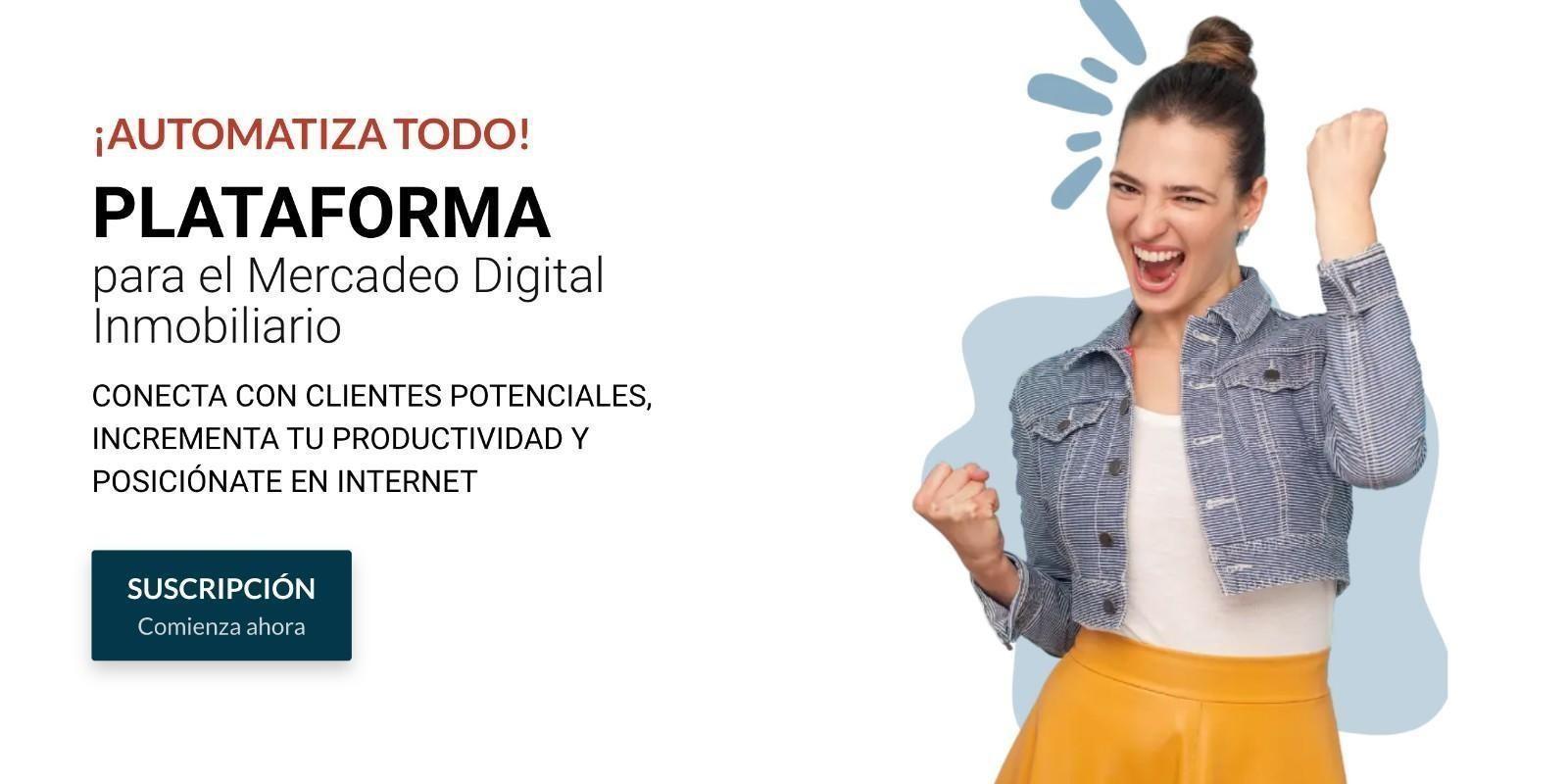 Destaca en el mercado inmobiliario con una sólida presencia en línea y una plataforma de marketing digital automatizado