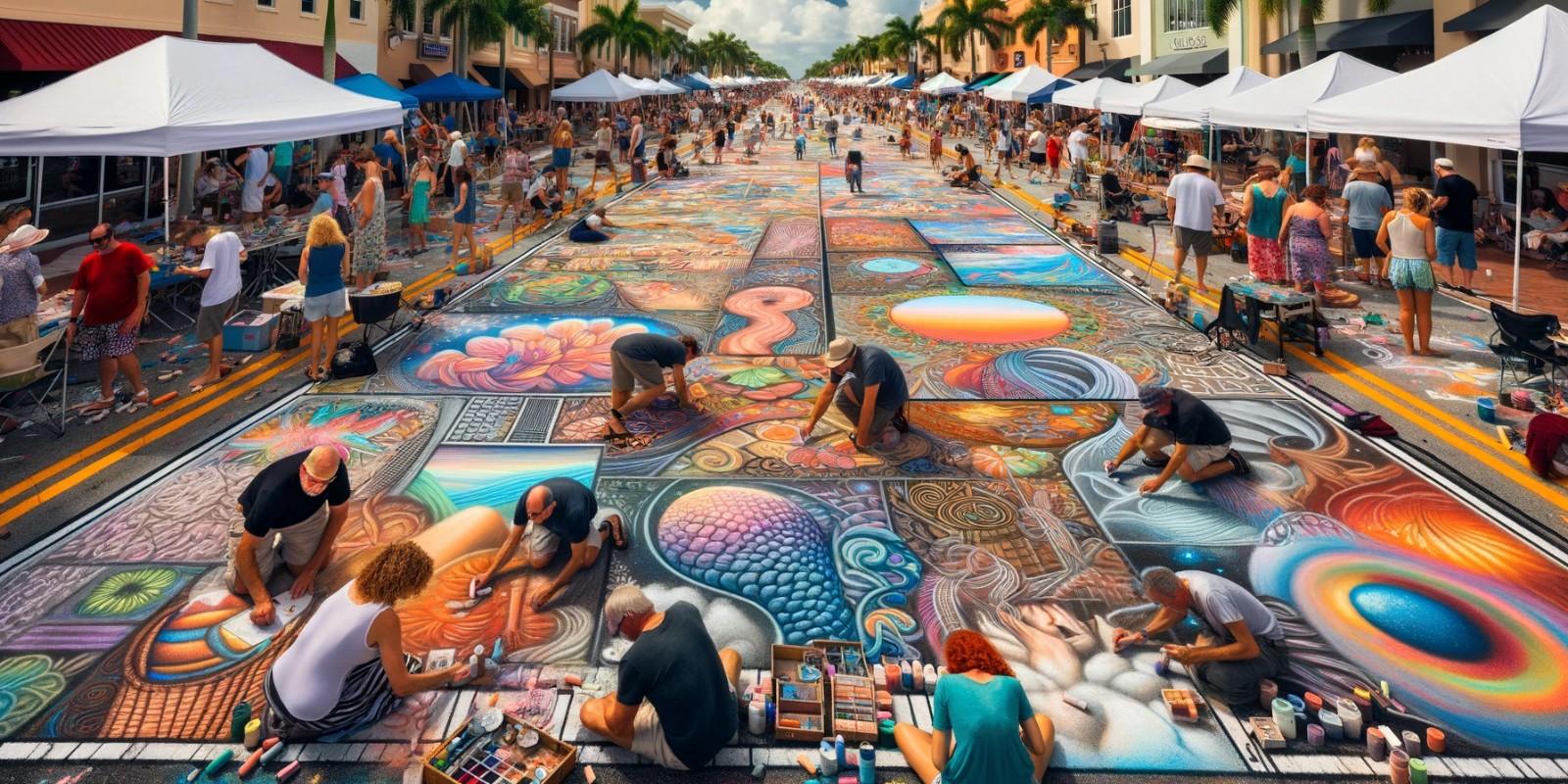Colores y Creatividad: El Festival de Pintura de Calle de Lake Worth Beach 2024